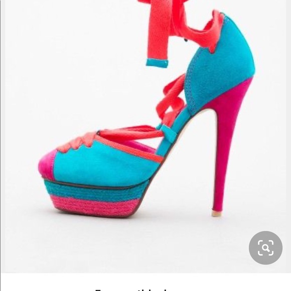 Jeffrey Campbell Monroe Lace up pump - Picture 7 of 14